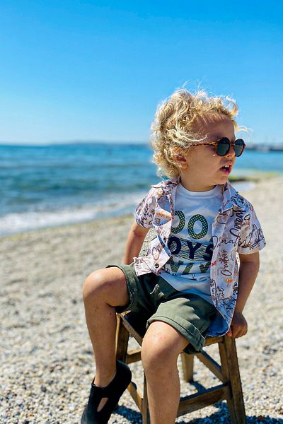 LULU Kids Boy's Sports Summer Top and Bottom Set 3 Pieces Model "Aras