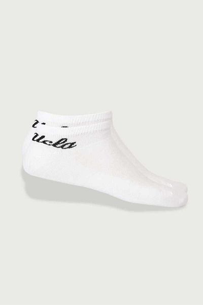 UCLA Adelıta Set of 2 White Jacquard Unisex Socks
