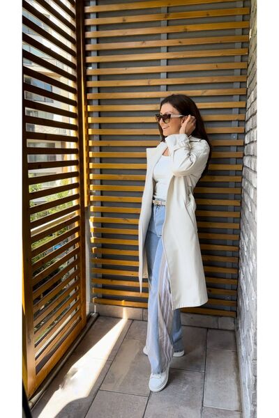 İzel Benli Butik Deri Trenç