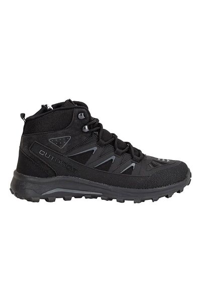 Liger Ανδρικές Μπότες Outdoor Trekking SMOKED - ΜΑΥΡΟ