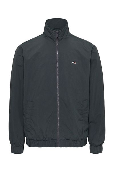 Tommy Hilfiger Men's Dark Gray Coat with Brand Logo Suitable for Daily Use Dm0dm17982-Pub