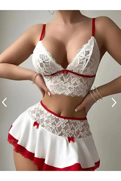 UniversalSupply Co High Quality Stylish Design White Lace Garter Fancy Costume