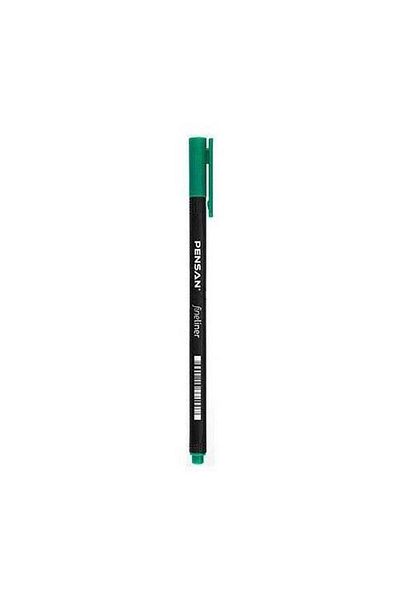 Pensan 0.4 mm Fineliner Felt Pen - Mixed Color Total 3 Pieces