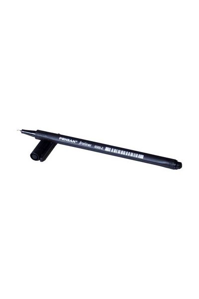 Pensan 0.4 mm Fineliner Felt Pen - Mixed Color Total 3 Pieces