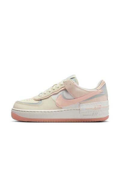 Nike Air Force 1 Shadow Women's Cream Color Sneaker Shoes