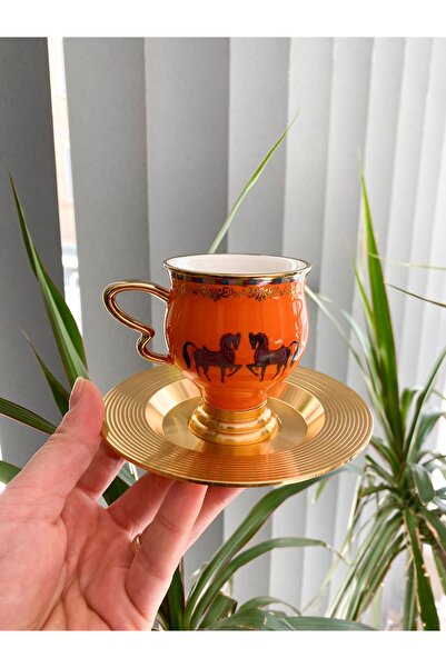 ACAR Jasmine 6 Kişilik Kahve Fincanı Takımı - 90 ml