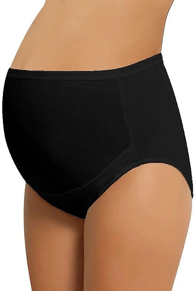 NBB Rochie de maternitate din bumbac negru din 3 piese