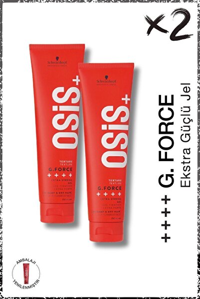 Osis G.force Ekstra Güçlü Jel Saç Jölesi 150ml x 2 Adet | Kalıcı Tutuş Krem P...
