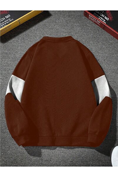 Altamira Унисекс кафяв суитшърт с цип и принт Los Angeles