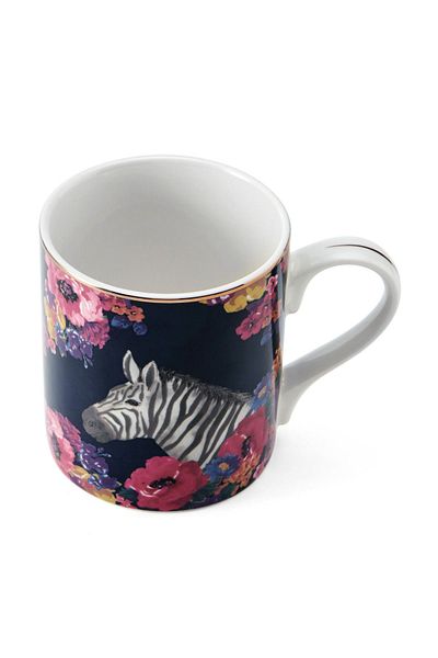 MIKASA Zebra Patterned Fine China Mug - 280ml