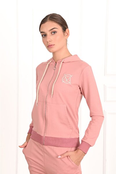 Koza Butik Γυναικείο Σετ Φούτερ με στάμπα M Letter 3429-23