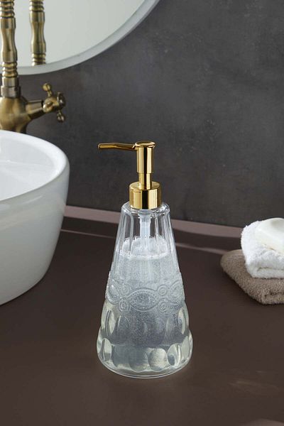 Glamis Selen Concept Idil Model Handmade Glass Liquid Soap Dispenser