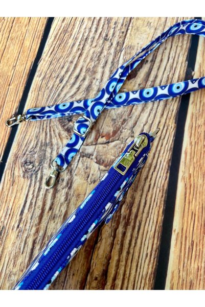 İsella Phone Bag Wallet Passport Blue Evil Eye Bead