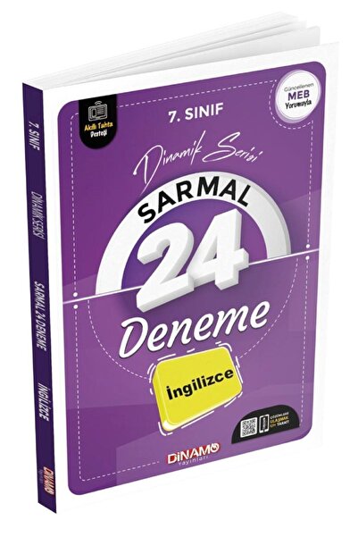 Dinamo Yayınları 7.Sınıf İngilizce Sarmal 24 Deneme , Dinamo Yayınları,2026