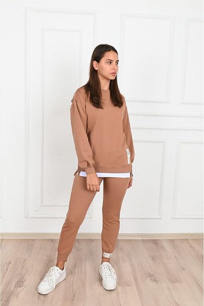 Koza Butik Γυναικεία αθλητική φόρμα με φερμουάρ - 3422-23
