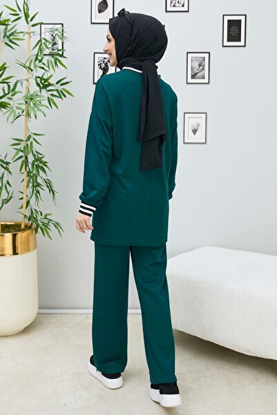 TOFİSA 11204-zumrut Tunic+pants