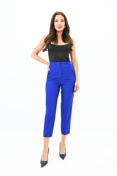 Koza Butik High Waist Women's Crepe Trousers - 6110-23