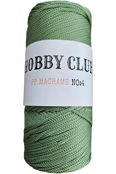 hobby club Premium 200 γραμμάρια Πολυεστερικό νήμα μακραμέ 171 Apple 2 mm - 230 μέτρα