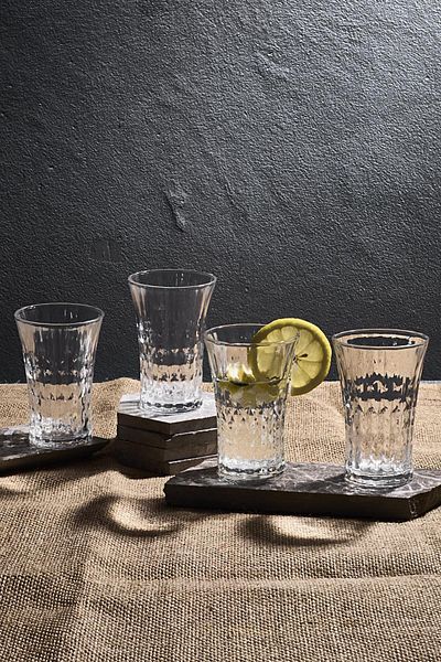 Perotti Arturo Long - Set of 4 Crystal Glass Glasses 280ml