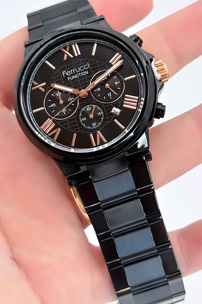Ferrucci Function Steel Cord Men's Wristwatch