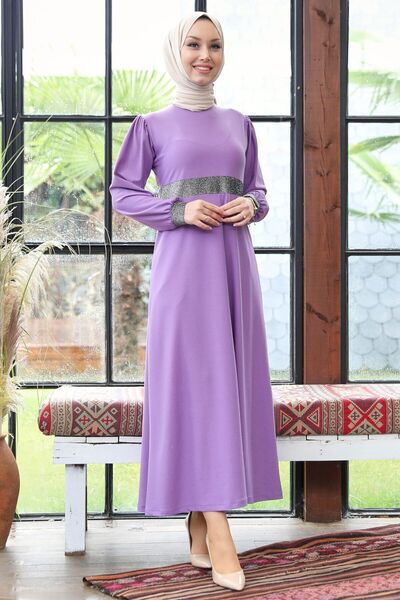 TOFİSA 11002-lıla Sukienka