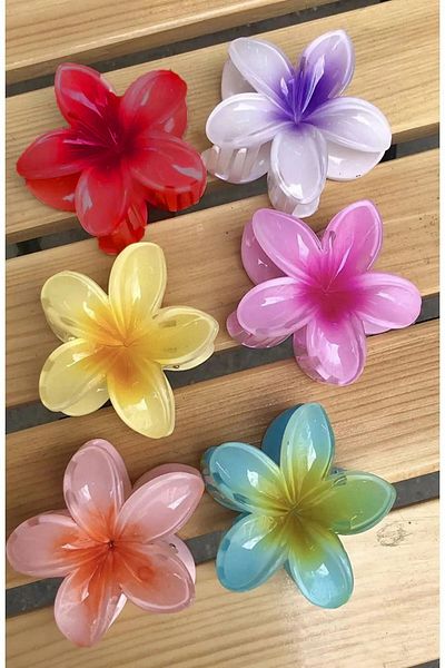 Wanderlust Cataramă cu flori de lotus Set de 6 catarame pentru copii de culori mixte Dimensiune mare