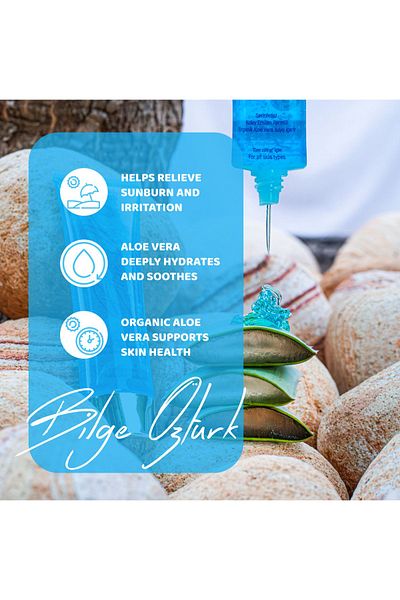 Bilge Öztürk Bilge Özturk Eisgel mit Bio-Aloe-Vera-Saft, nährt, spendet Feuchtigkeit und sorgt für kühlende Frische