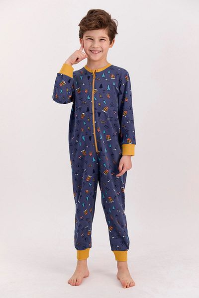 Rolypoly Гащеризон за момче Pine Tree Dark Indigo