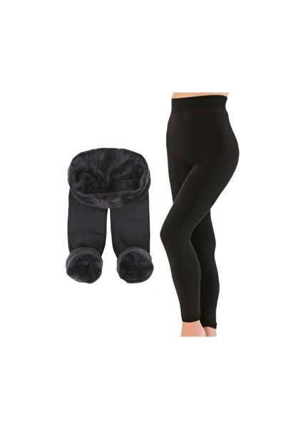 Momslab Crne ženske tajice Termalno u pakovanju od Pliš komada