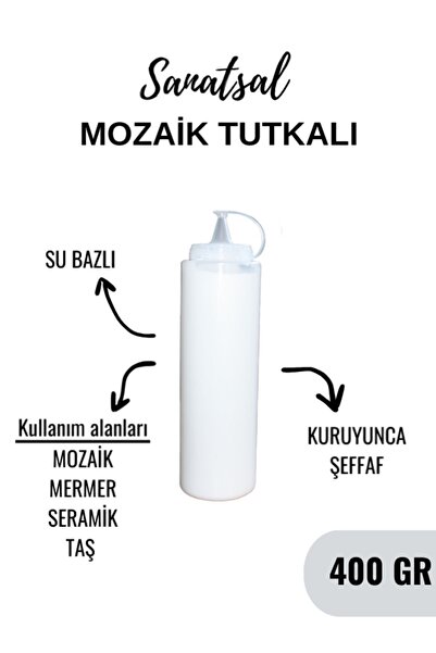 Sanatsal Mozaik Tutkalı 400 Gram (kuruduğunda şeffaf)