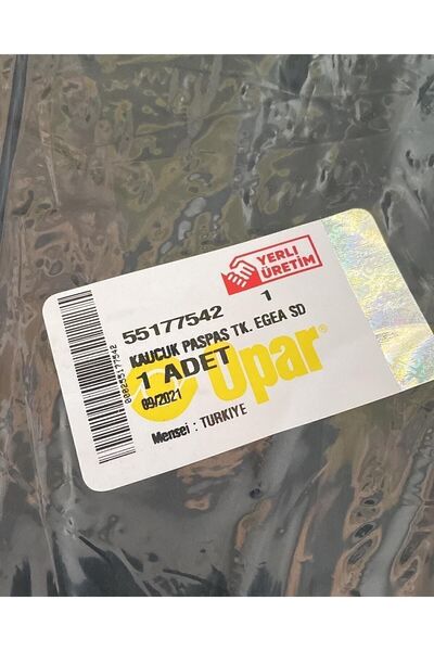 OPAR Fiat Egea Sedan Kauçuk Paspas Takımı 55177542 2015-2025