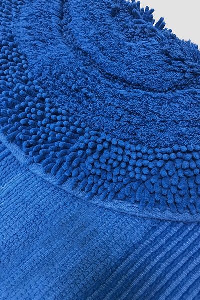 Chilai Home Macoroni Cobalt Blue Σετ 2 Μοκέτα Μπάνιου από Βαμβάκι Bpmk