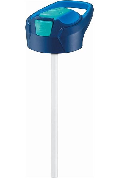 Maped Picnic SmilinG Face Steel Flask - Blue 430 Ml and 580 Ml Spare Lid and Straw Set 879903