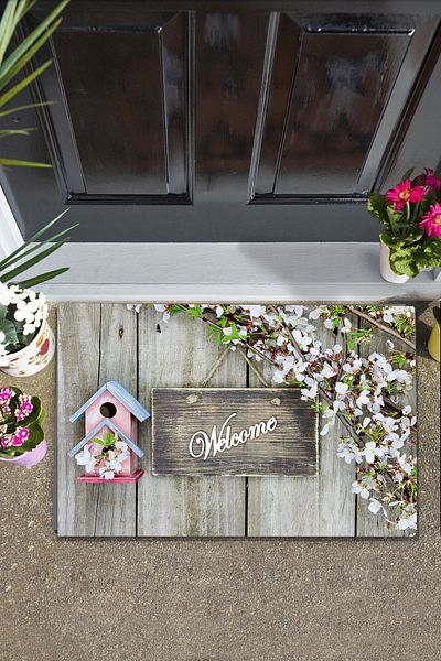 Chilai Home Junta Special Design Inside and Outside PVC Door Mat