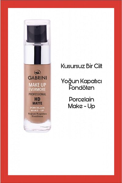 Gabrini Hd Matte Professional Foundation No:4