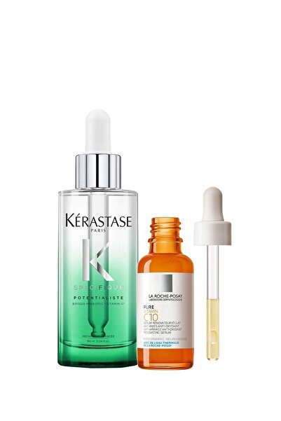 Kerastase Specifique Potentialiste Serum 90ml+la Roche Posay Pure Vitamin C10 Serum 30 Ml