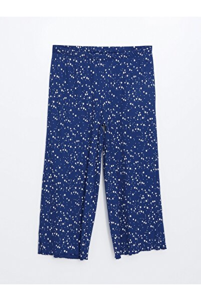 LC Waikiki Patterned Women's Pajama Set - Crew Neck, Short Sleeve