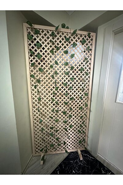 Yc Dekor Ahşap Paravan Ahşap Seperatör 100x200 Ayaklı Ve Çerçeveli Oda Bölücü Oda Ayırıcı