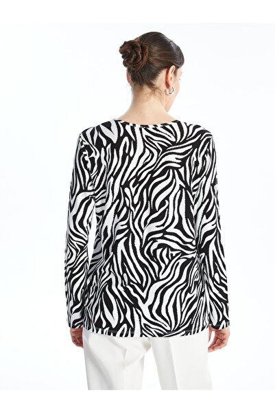 LC Waikiki Γυναικείο T-Shirt με λαιμόκοψη με σχέδιο