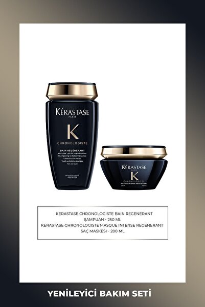 Kerastase Kérastase Chronologiste Bain Regenerant Yenileyici Şampuan 250 ml & Saç Maskesi 200 ml
