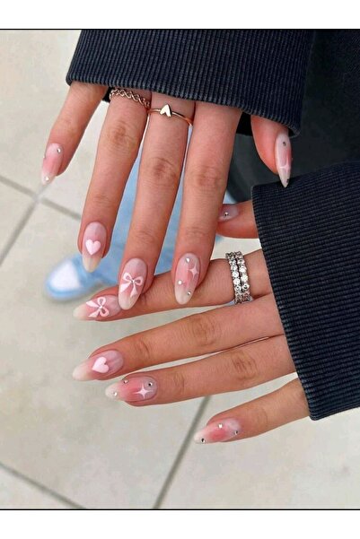 ELNİL BUTİK 24 Lü Takma Tırnak Setleri.