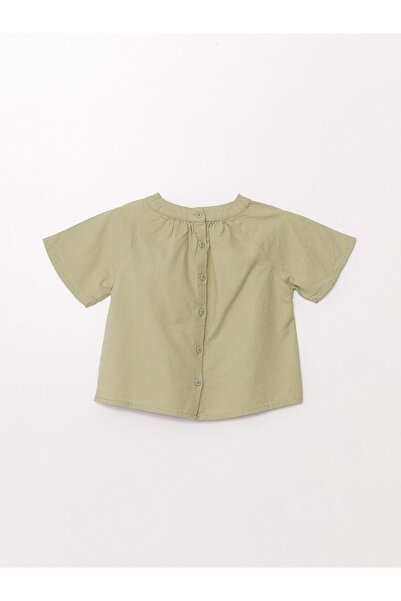 LC Waikiki Crew nyakú, rövid ujjú baba blúz és nadrág szett 2 darabból