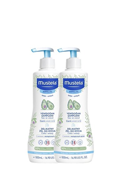 Mustela Dermo-cleansing Saç Ve Vücut Temizleme Jeli 500 Ml 2 Adet