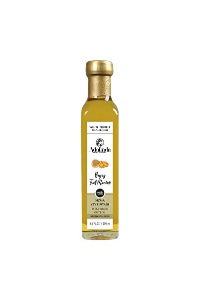 Adalinda Beyaz Trüf Mantarı Aromalı Soğuk Sıkım Sızma Zeytinyağı 250 ml