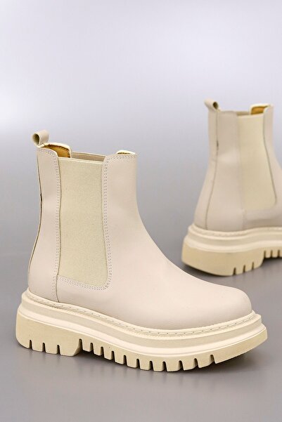 Mamito Ayakkabı ETL 001 Lastik Detaylı Yüksek Tabanlı Bot