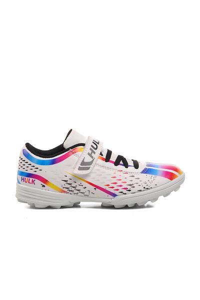 AYAKMOD Hulk 129-F White Kids Astroturf Field Shoes