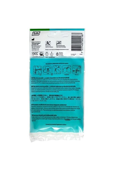 TePe Green Angel Interface Brush - 0.8 Mm, Set of 8