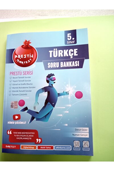 Nartest Yayınları 5. Sınıf Nartest Türkçe Prestij Soru Bankası (GÜNCEL MÜFRED...