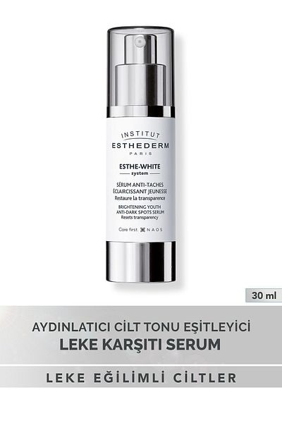 Institut Esthederm Esthe-White Anti-Dark Spots Serum Anti-Blemish and Skin Tone Equalizing Brightening Serum 30ML