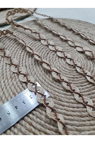 Esteks Dantel ve Tekstil Aksesuarları 5 Meters Decorative Jute Water Stone